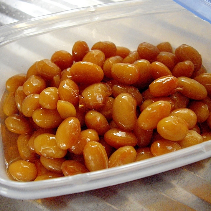 大豆のドライパック缶で簡単煮豆 レシピ 作り方 By Xxjujucookxx 楽天レシピ